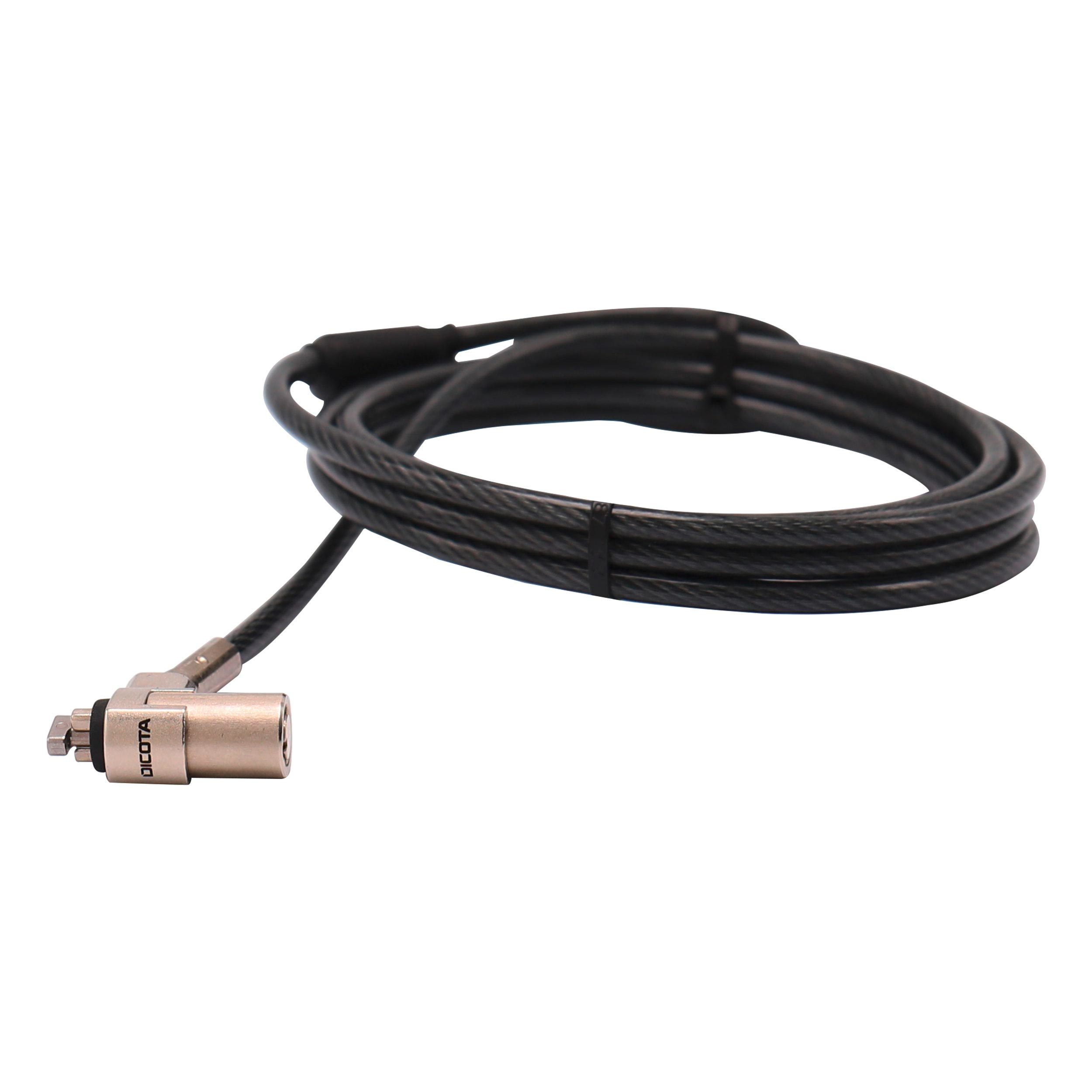 Dicota Security T-Lock Ultra Slim V2 - Sicherheitskabelschloss, Ansicht 3