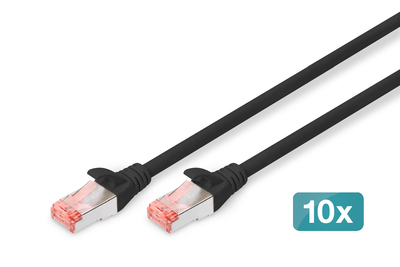 DIGITUS CAT 6 SFTP Patchkabel 10 Stück