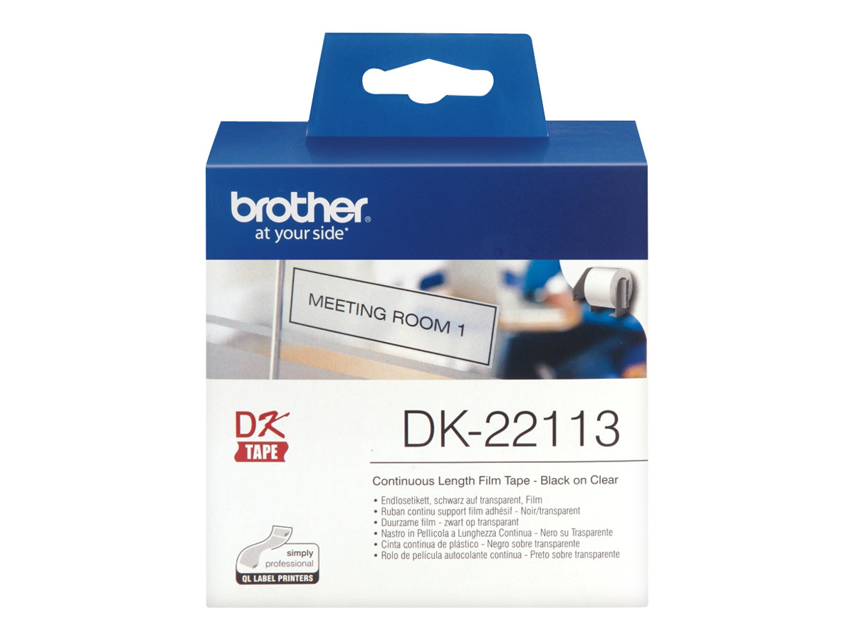 Brother DK-22113 - Klar - Rolle (6,2 cm x 15,2