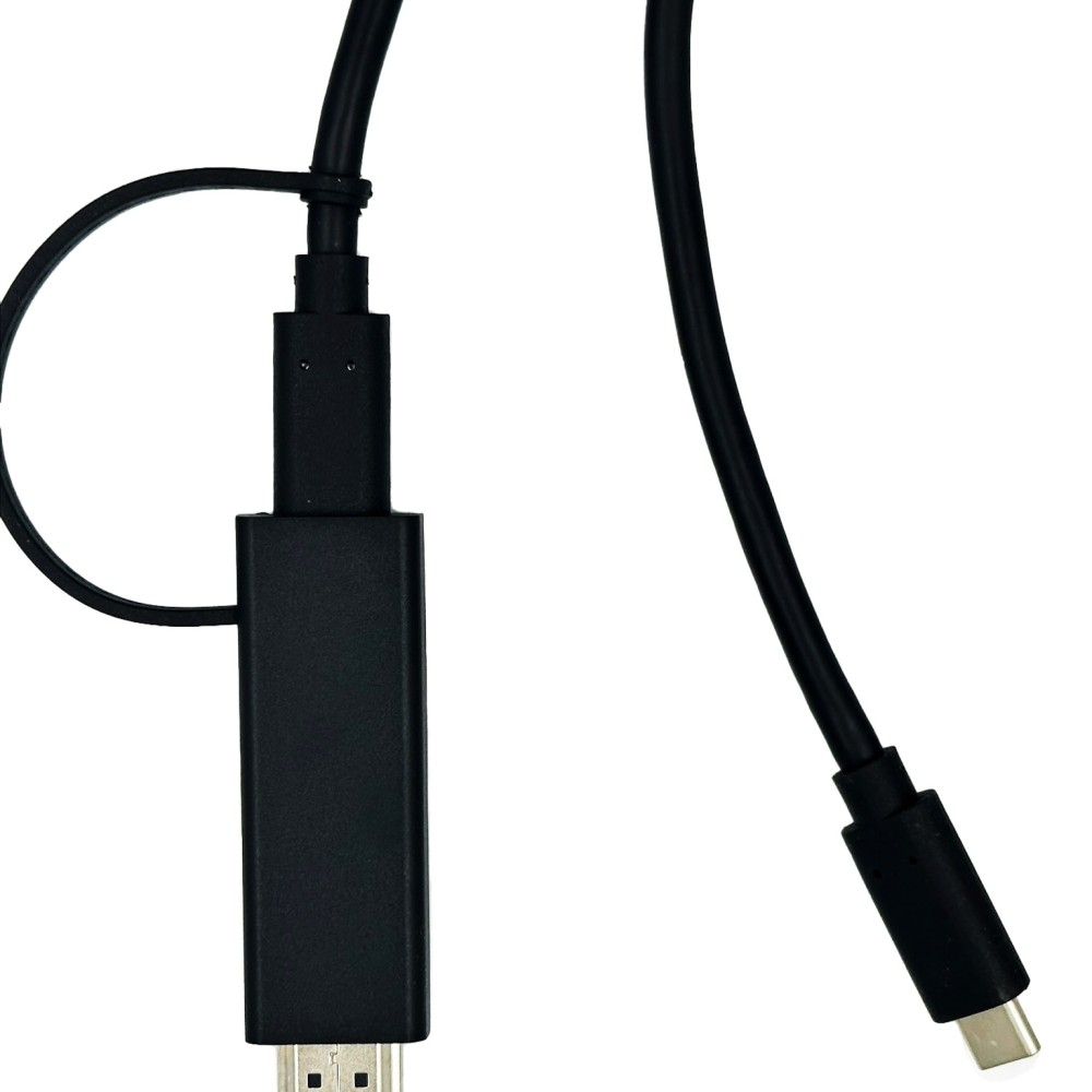 Yealink Adapterkabel - 24 pin USB-C männlich zu HDMI männlich, Ansicht 3