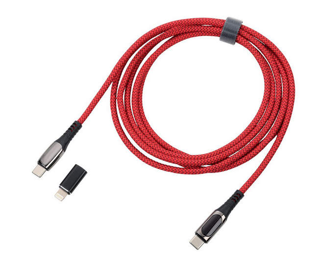 Troika Ladekabel SPEEDY XL rot - Kabel - Digital/Daten, Ansicht 2