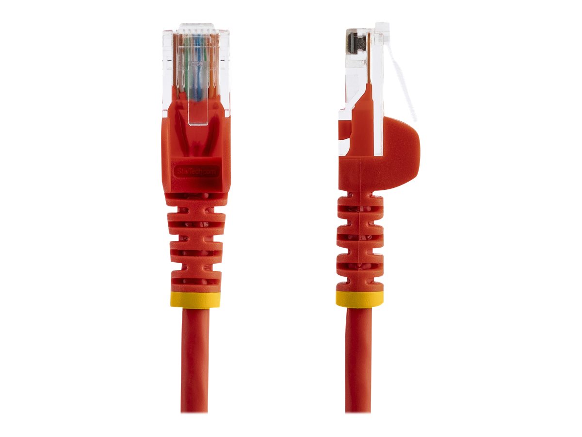 StarTech.com 3m Cat5e RJ45 UTP Netzwerkkabel Snagless - Cat 5e Patchkabel - Rot - Stecker / Stecker - Patch-Kabel - RJ-45 (M)