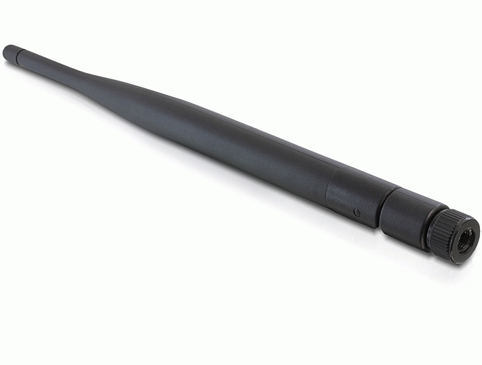 Delock WLAN - Antenne - 5 dBi (für 2,5 GHz), 5 dBi (für 5,825 GHz), Ansicht 2