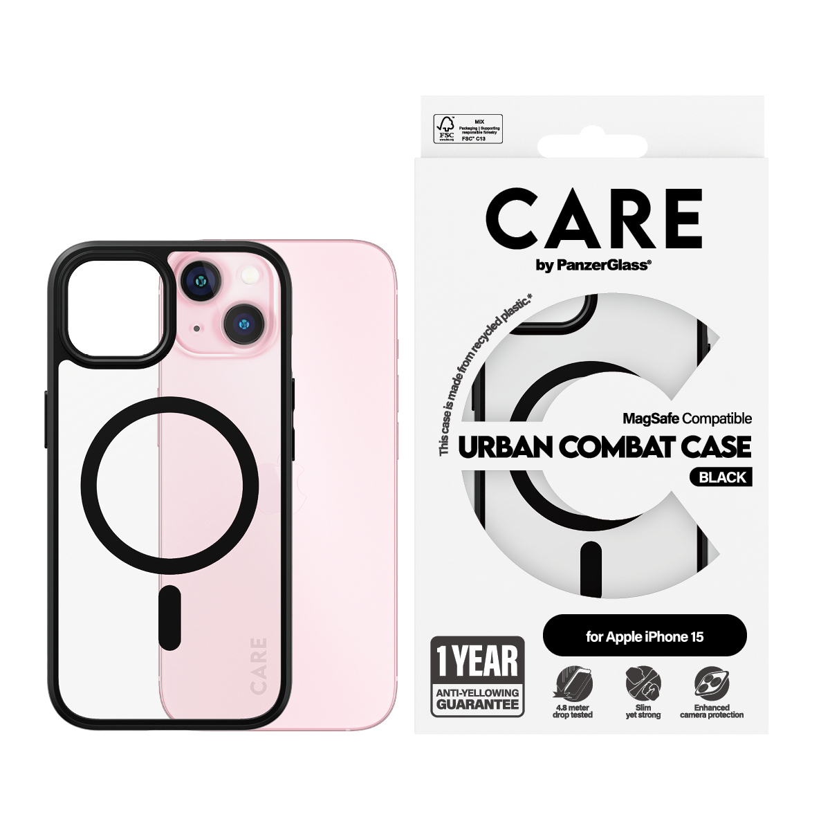 PanzerGlass CARE by PanzerGlass Urban Combat - kompatibel mit MagSafe - Thermoplastisches Polyurethan (TPU), Ansicht 4