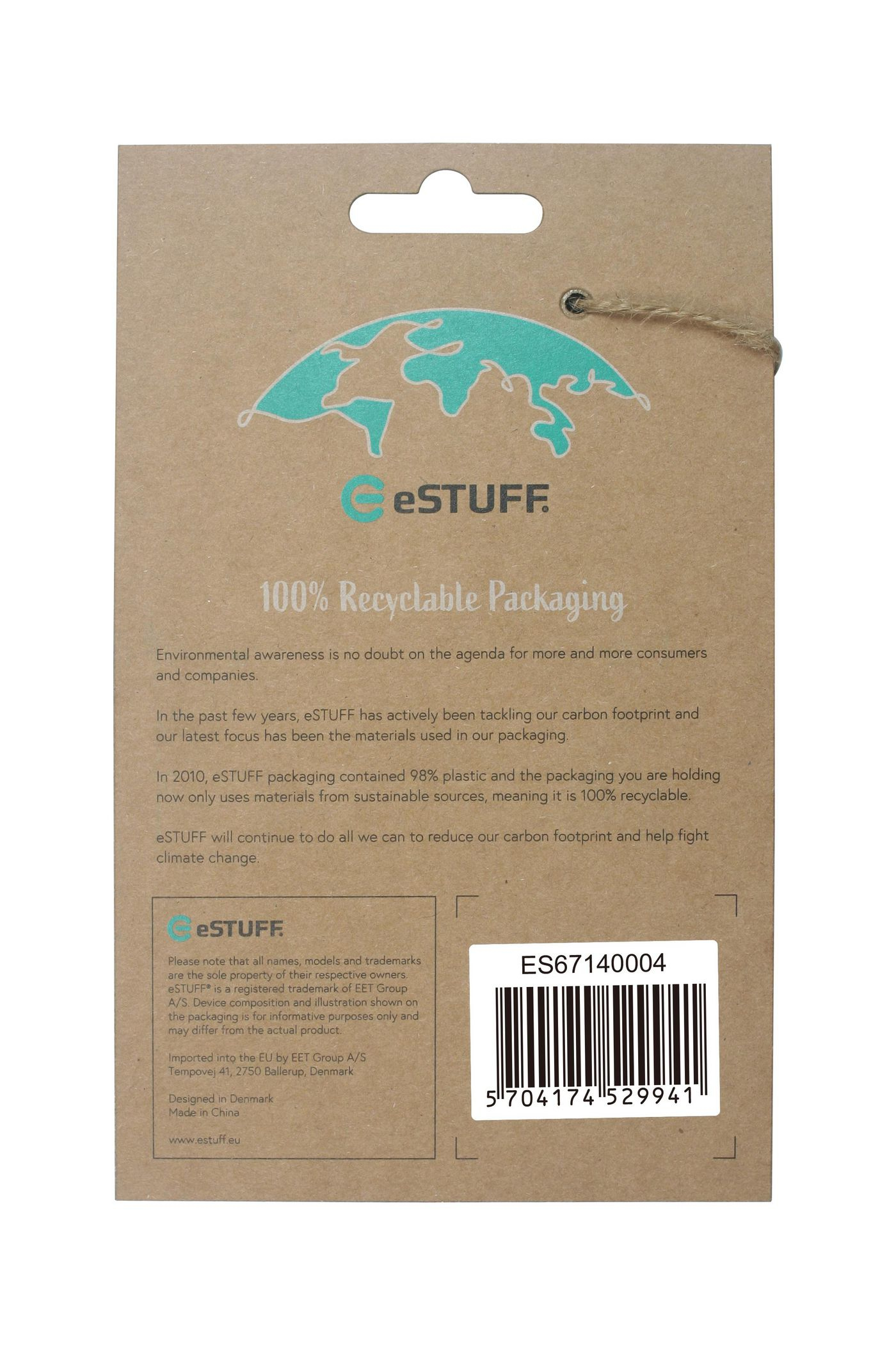 eSTUFF Hintere Abdeckung für Mobiltelefon - kompatibel mit MagSafe - Thermoplastisches Polyurethan (TPU), Ansicht 4