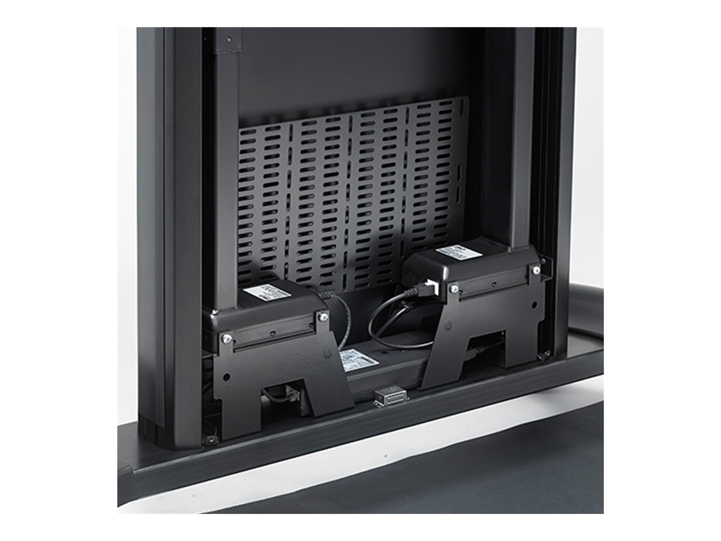 Chief XL Electric Height Adjust Cart - Wagen - motorisiert - für Flachbildschirm - Schwarz -Bildschirmgröße: 127-203.2cm, Ansicht 3