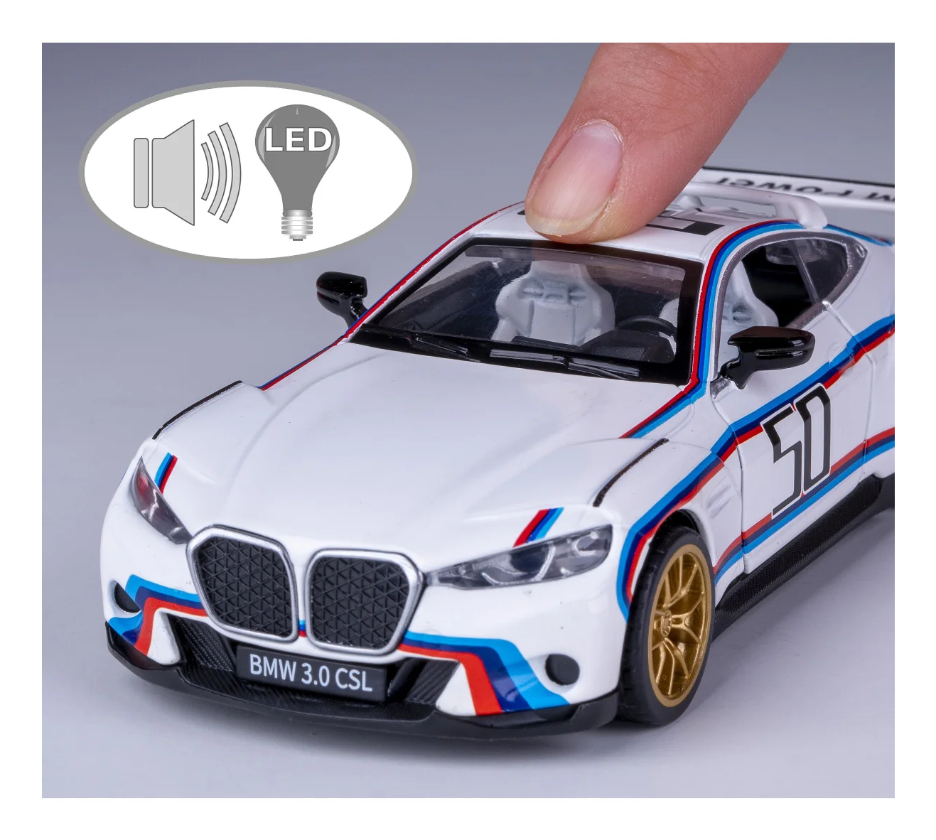 JAMARA BMW 3.0 CSL, Auto, 3 Jahr(e), LR44, Weiß, Ansicht 2