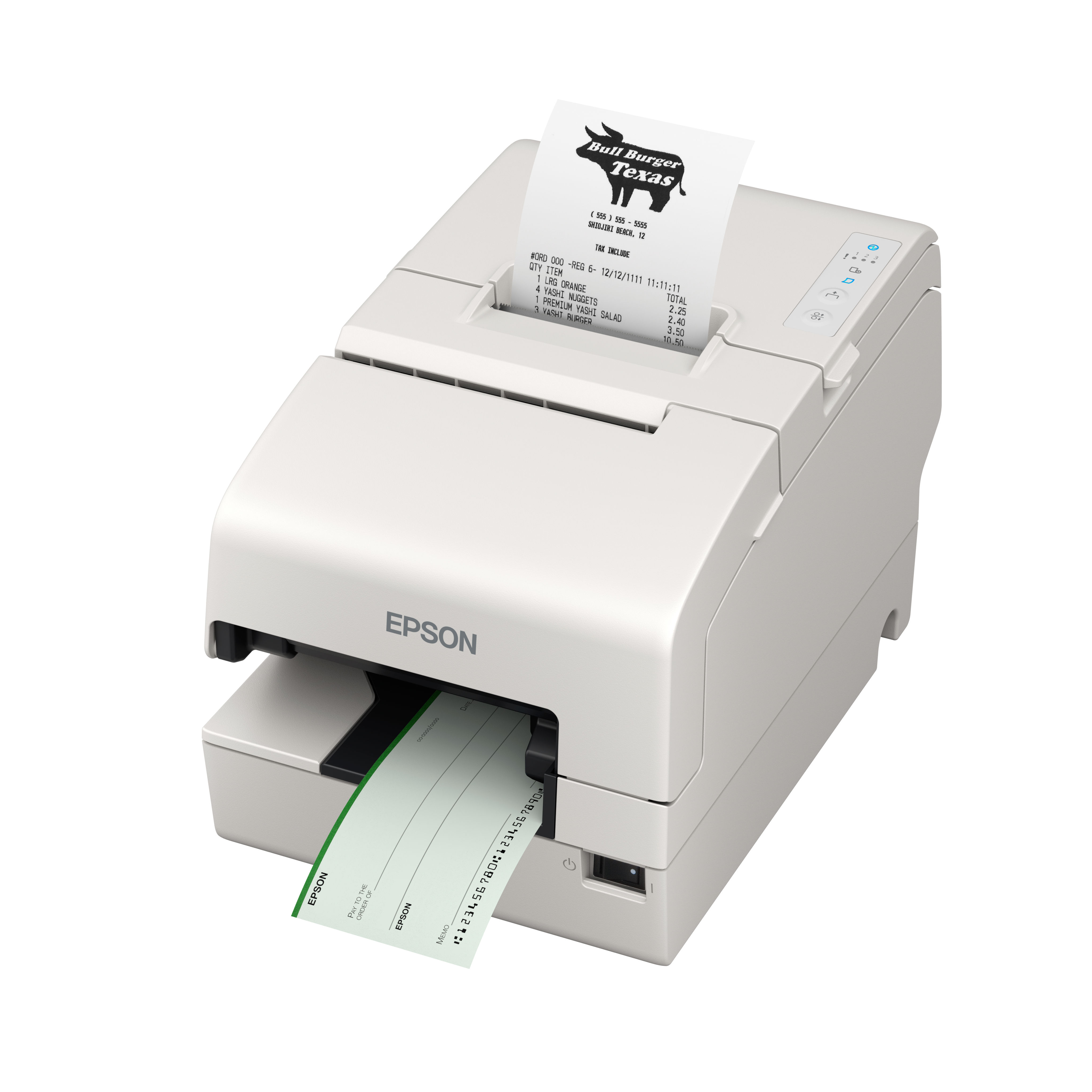 Epson TM-H6000VI Cutter USB RS232 Ethernet OPOS weiß - POS-Drucker - Nadel/Matrixdruck, Ansicht 2