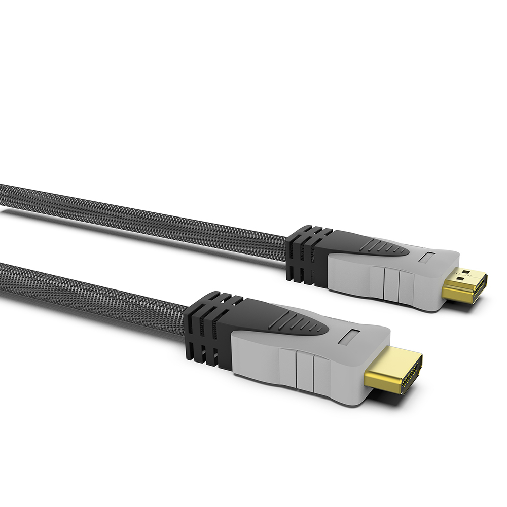 INCA IHD-05T - 5 m - HDMI Typ A (Standard) - HDMI Typ A (Standard) - Schwarz, Ansicht 3