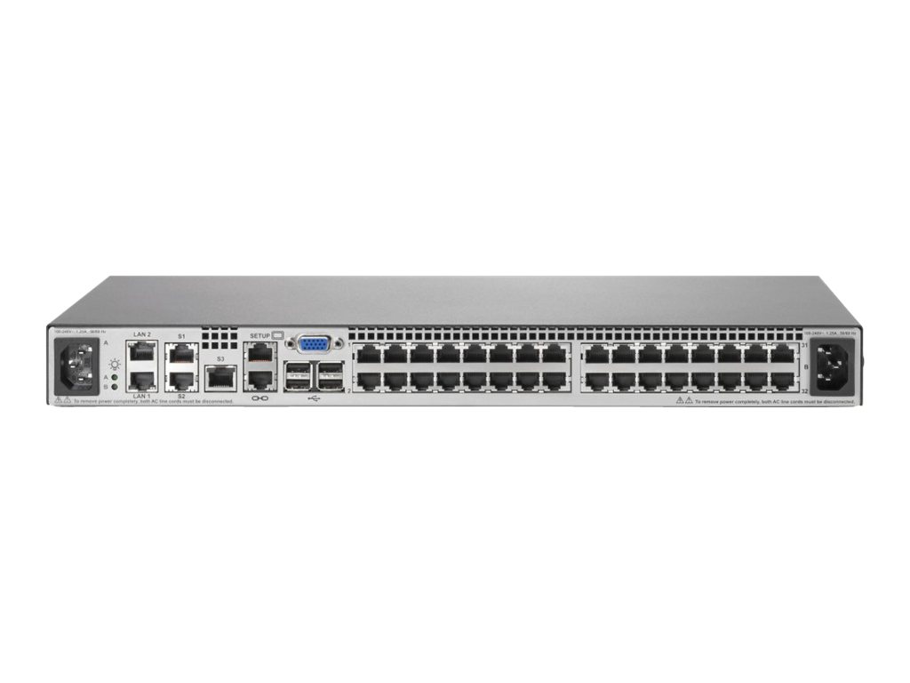 HPE IP Console G2 Switch with Virtual Media and CAC 4x1Ex32