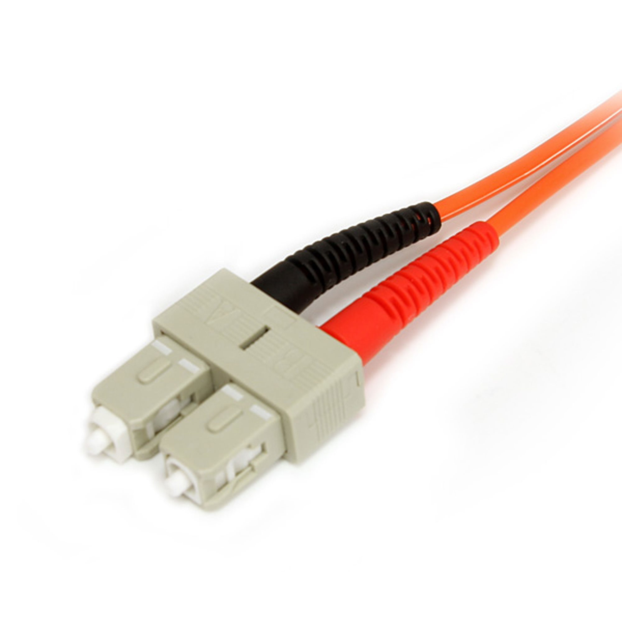 StarTech.com 2m Fiber Optic Cable - Multimode Duplex 62.5/125 - LSZH - LC/SC - OM1 - LC to SC Fiber Patch Cable, Ansicht 4