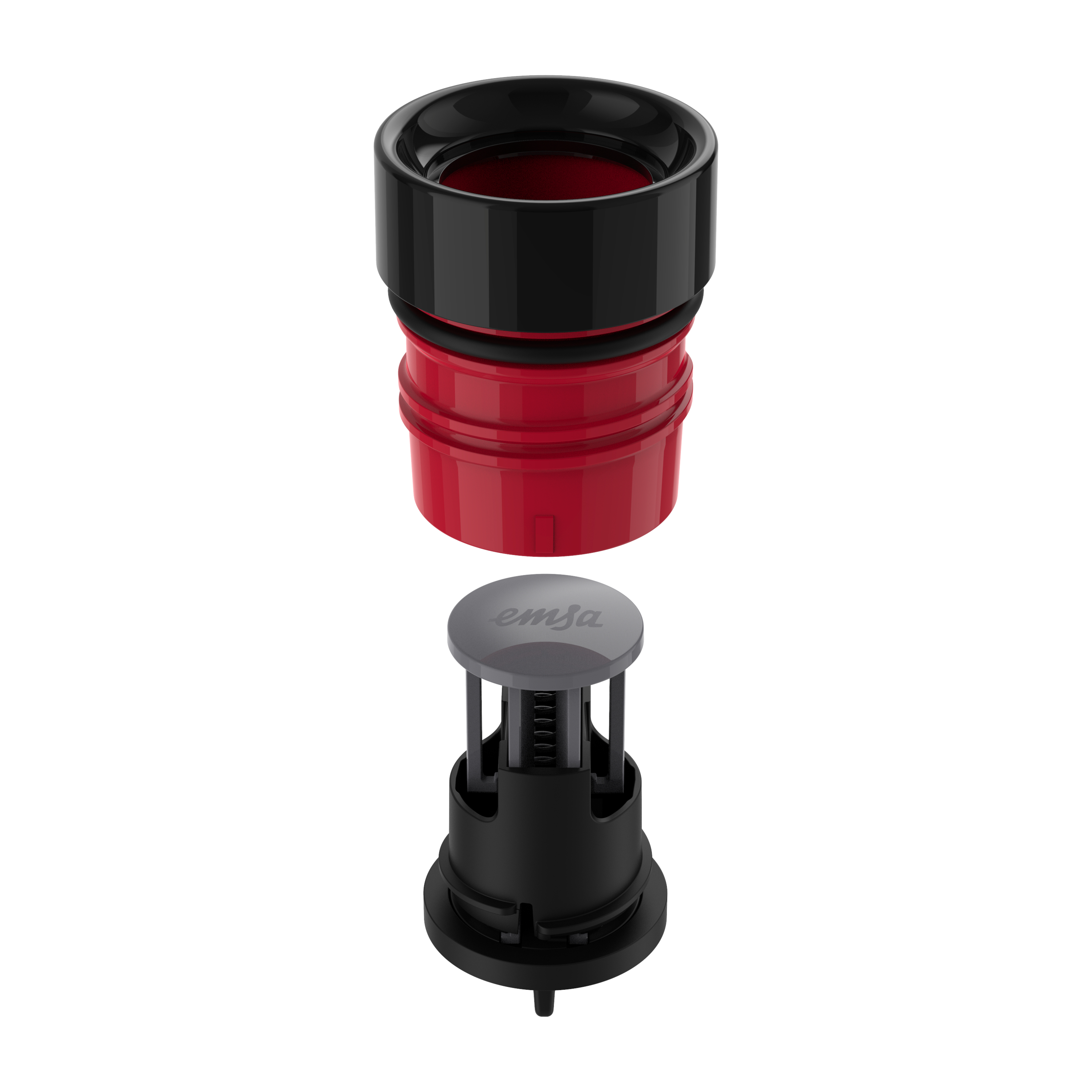 EMSA Bludrop Color 0.7 L schwarz, Ansicht 2