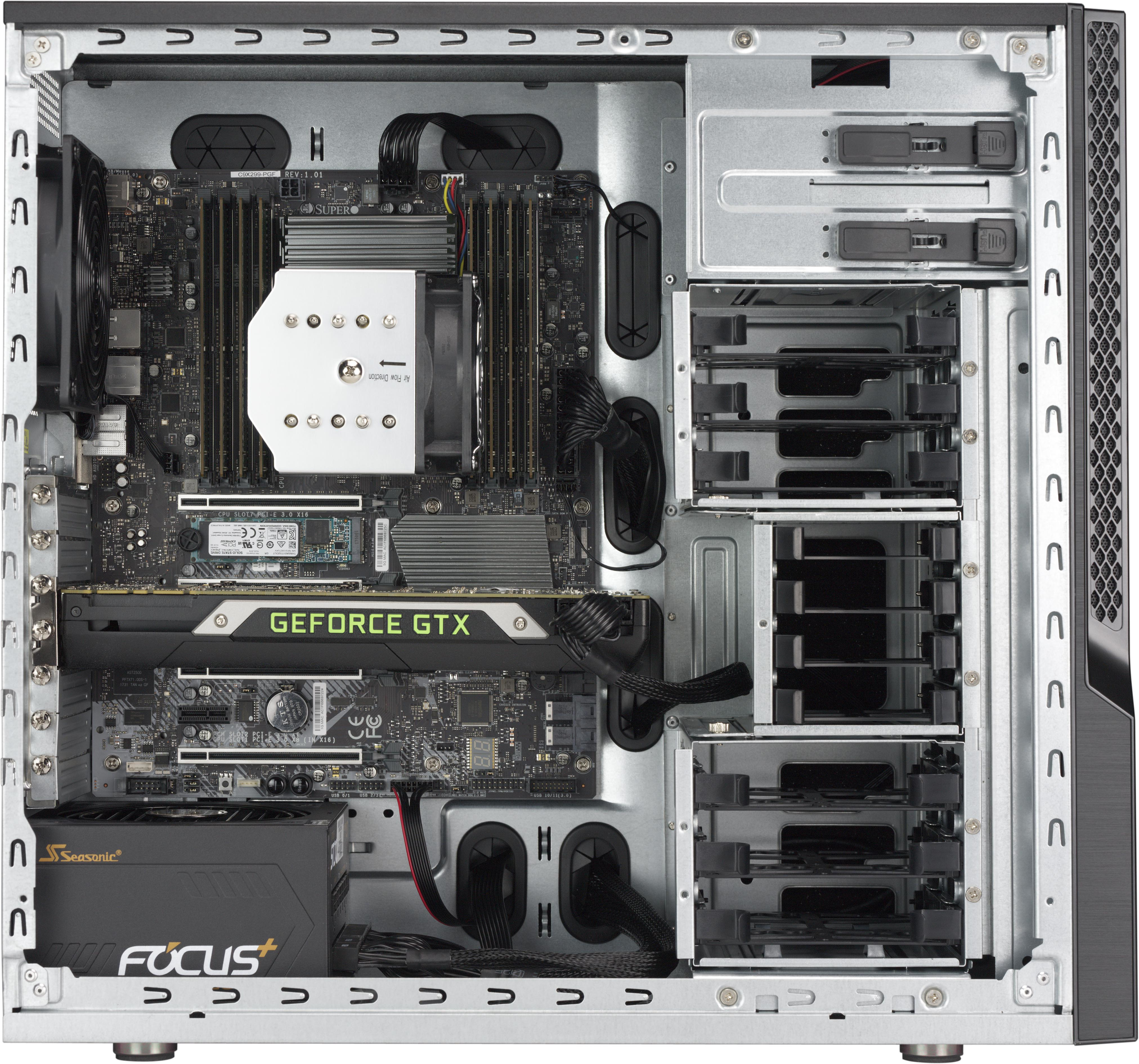 Supermicro S5 GS5A-754K - Tower - ATX 750 Watt, Ansicht 2