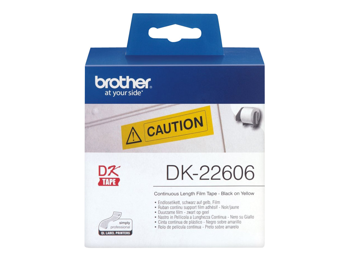 Brother DK-22606 - Gelb - Rolle (6,2 cm x 15,2 m) Folie / Film
