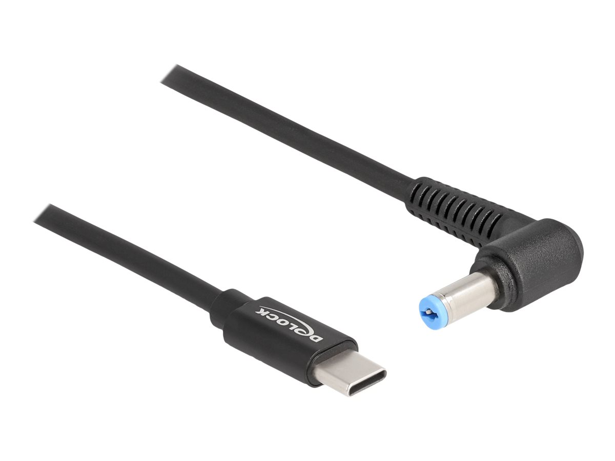 Delock Stromkabel - 24 pin USB-C (M) zu Gleichstromstecker 55 x 17 mm (M)