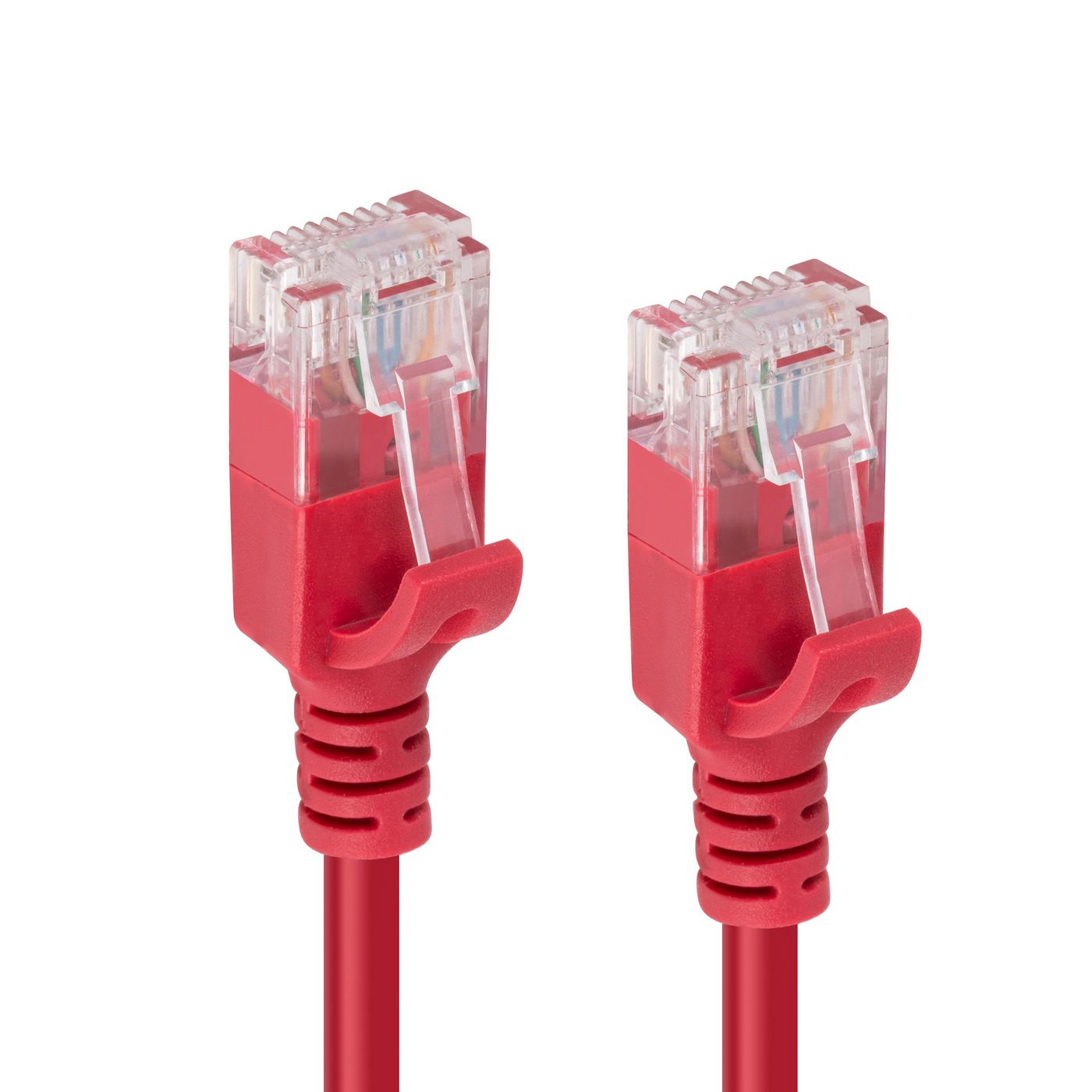 MicroConnect V-UTP6A075R-SLIM - 7,5 m - Cat6a - U/UTP (UTP) - RJ-45 - RJ-45 - Rot, Ansicht 3