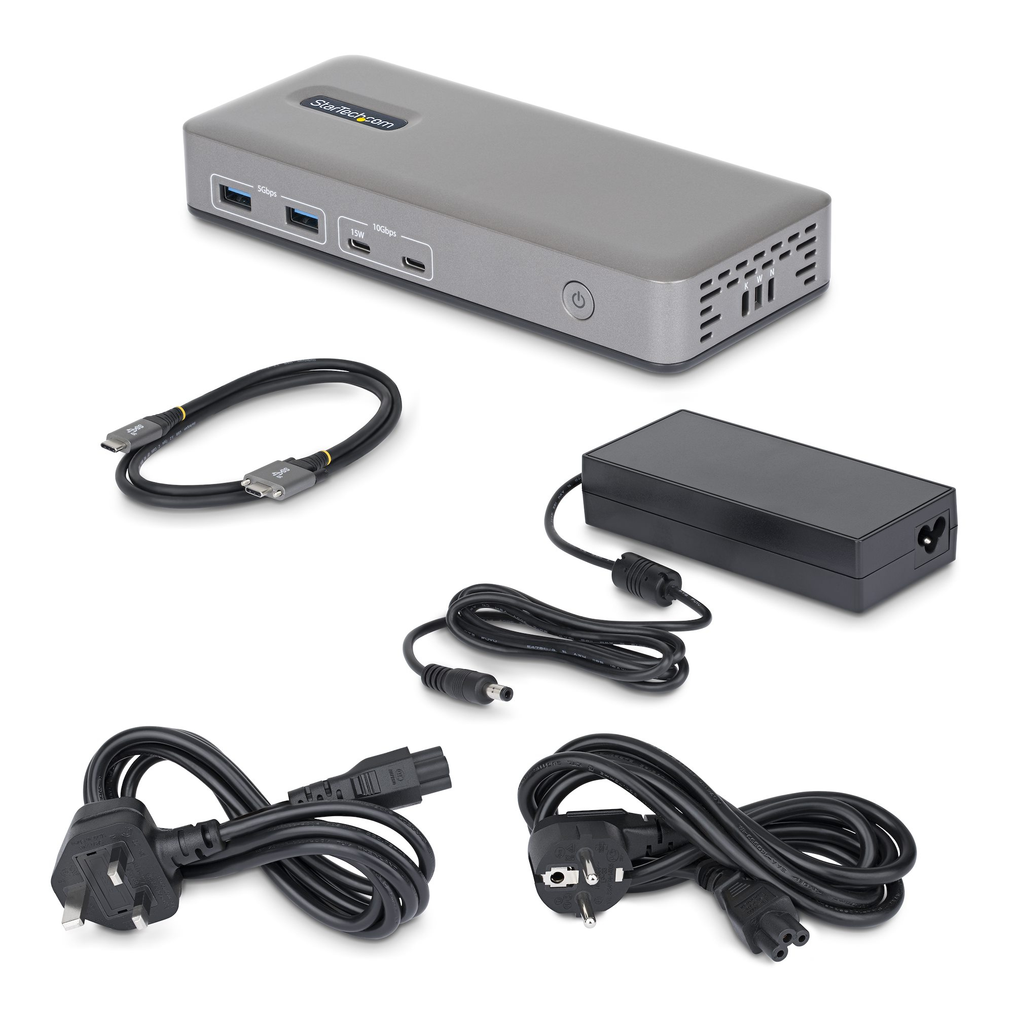 StarTech.com USB-C Dock 2x DP 4K60 1GbE 100W PD, Ansicht 4