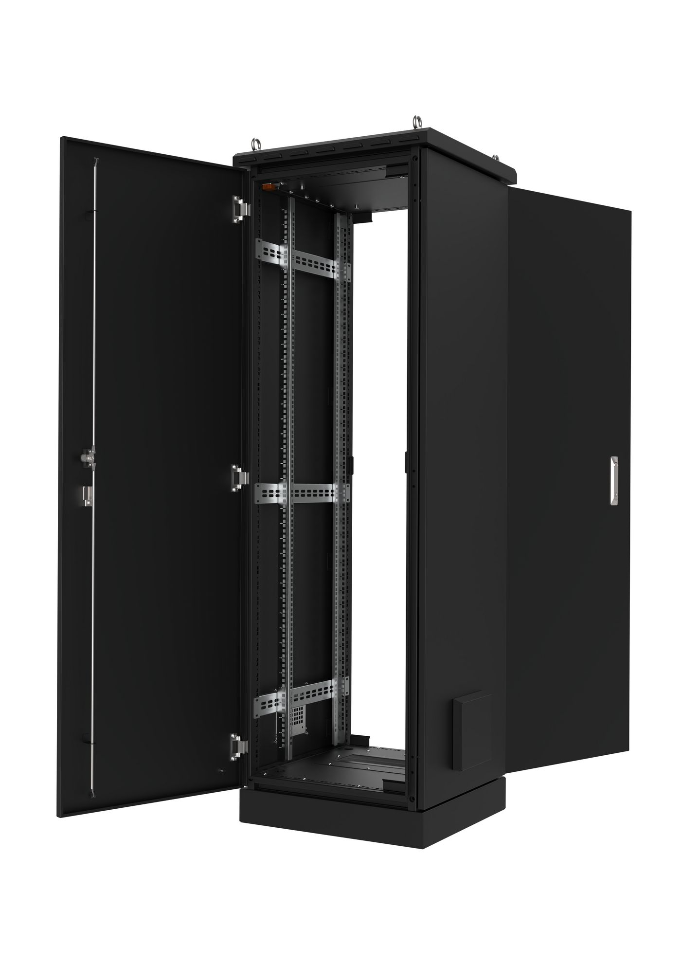 Lanview RDLIP55G22U66B - 22U - 600 kg - 33 kg - Schwarz, Ansicht 3