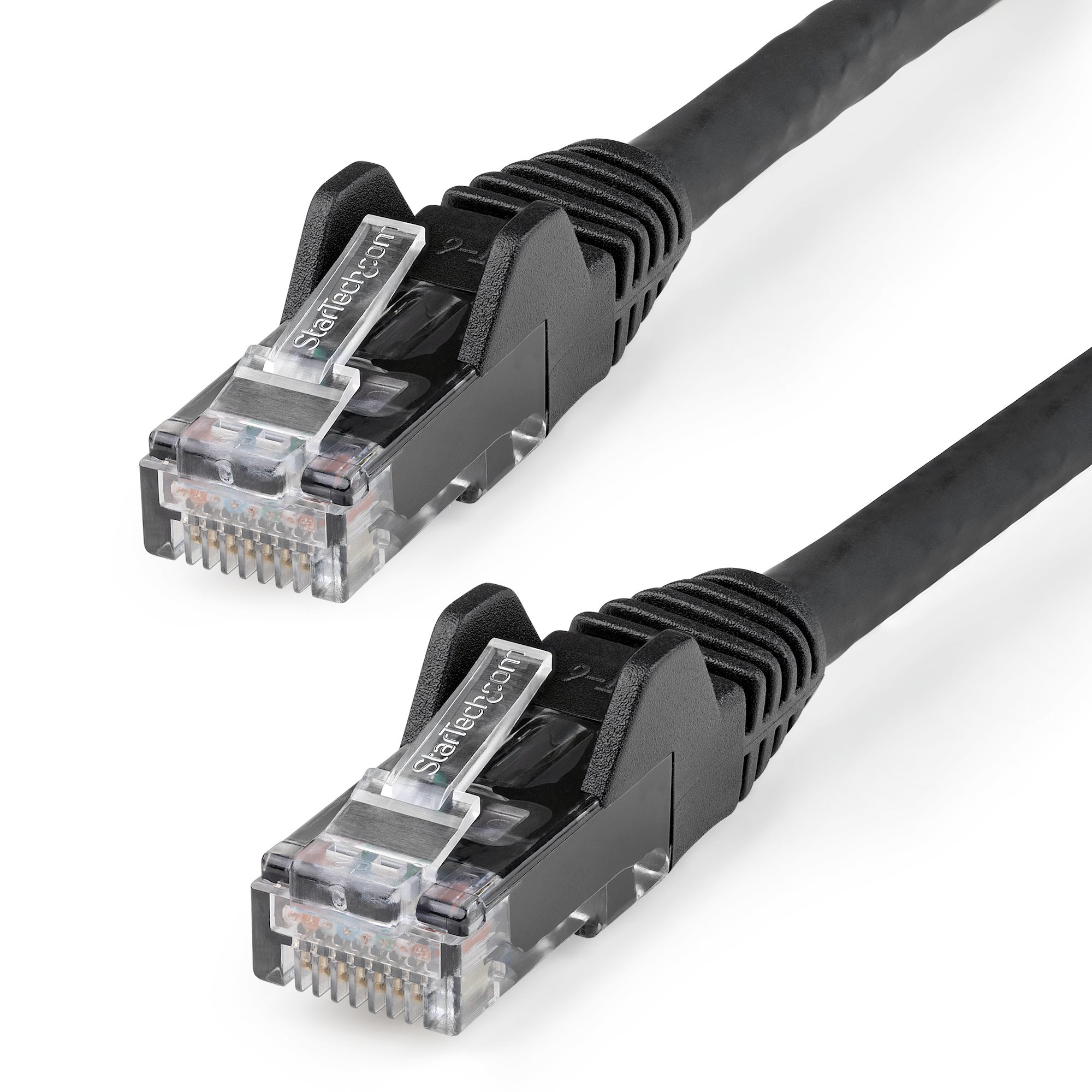 StarTech.com 50cm Netzwerkkabel CAT6 - LSZH (Low Smoke Zero Halogen) - Schwarz, Ansicht 2