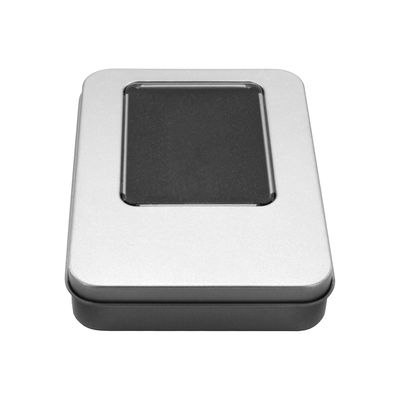 MEDIARANGE BOX902 - Aufbewahrungsbox - Silber - Rechteckig - Aluminium - Kunststoff - Stahl - Monochromatisch - Schwarz, Ansicht 2