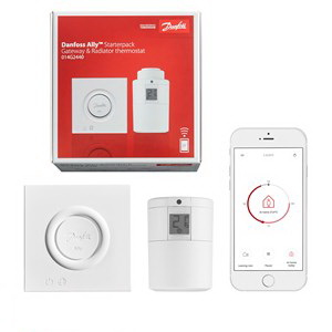 Danfoss Ally - 2400 MHz - 0 - 30 m - -10 - 55 °C - Amazon Alexa & Google Assistant - Kabellos - Weiß, Ansicht 4