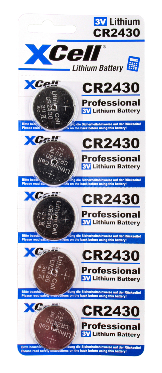 XCell Batterie Knopfzelle CR2430 - Batterie - CR2430, Ansicht 3
