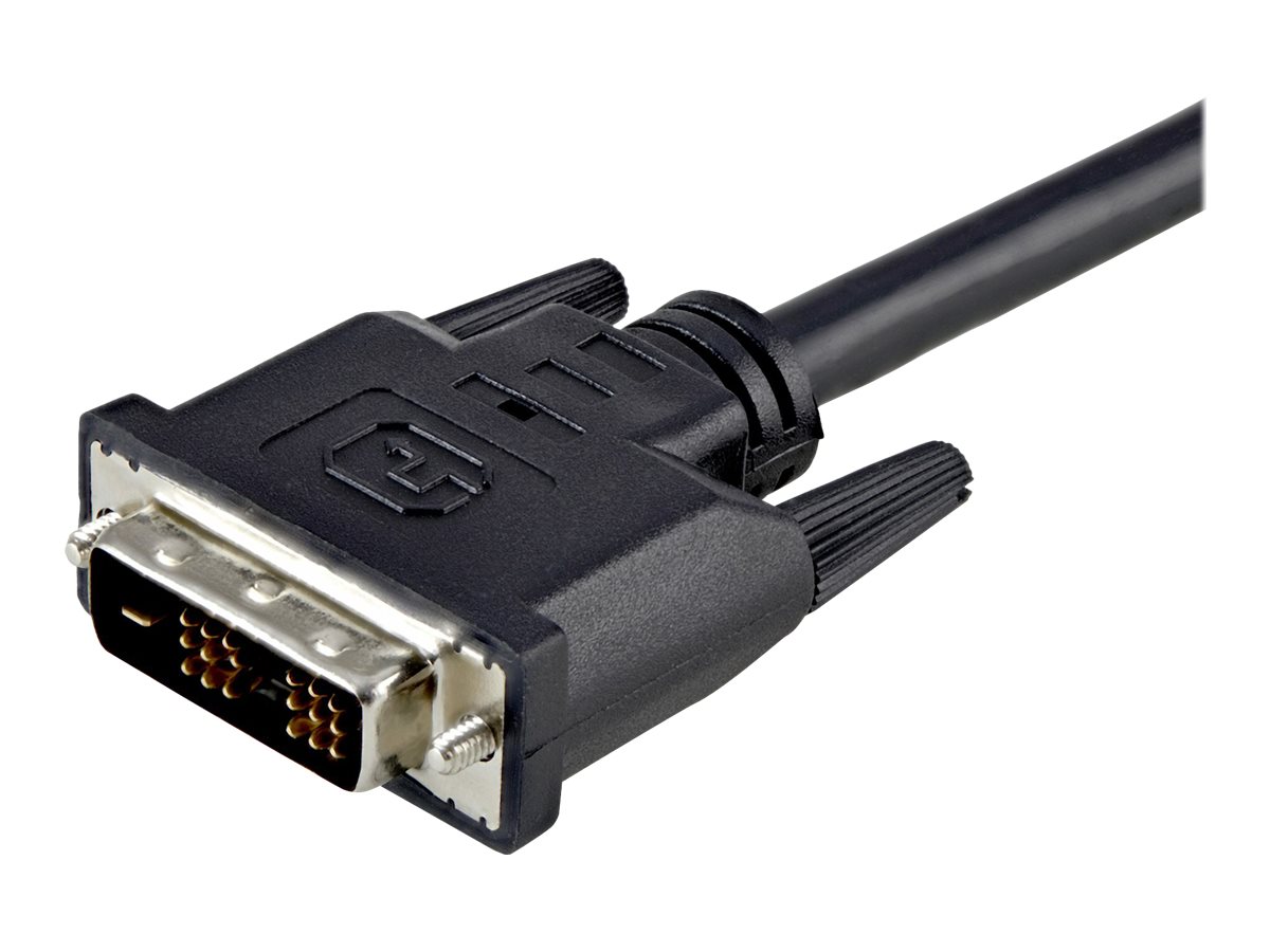 StarTech.com StarTech 2m DVI-D Single Link Kabel - St/St - DVI Monitorkabel - 1920x1200 - DVI Verbindungskabel/Anschlusskabel - Schwarz - DVI-Kabel - Single Link - DVI-D (M)