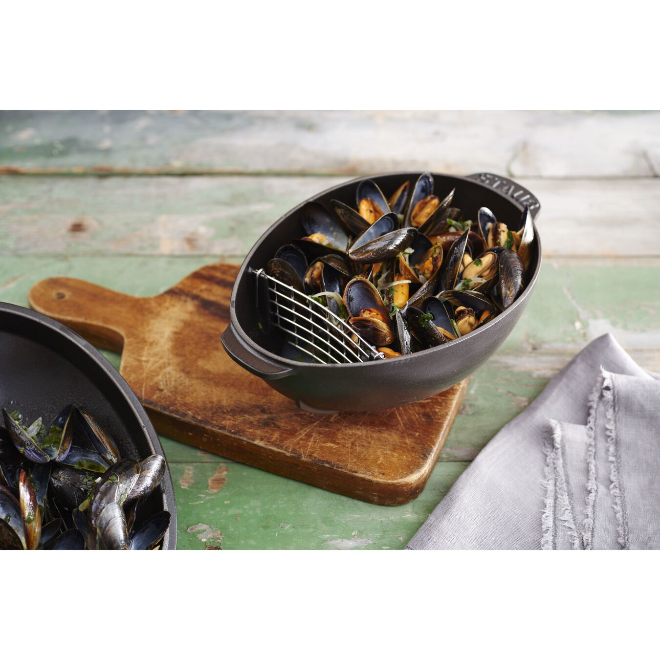 Zwilling Staub Mussel pot - Einzelpfanne - Schwarz - Eisenguss - 2 l - 3,2 kg, Ansicht 2