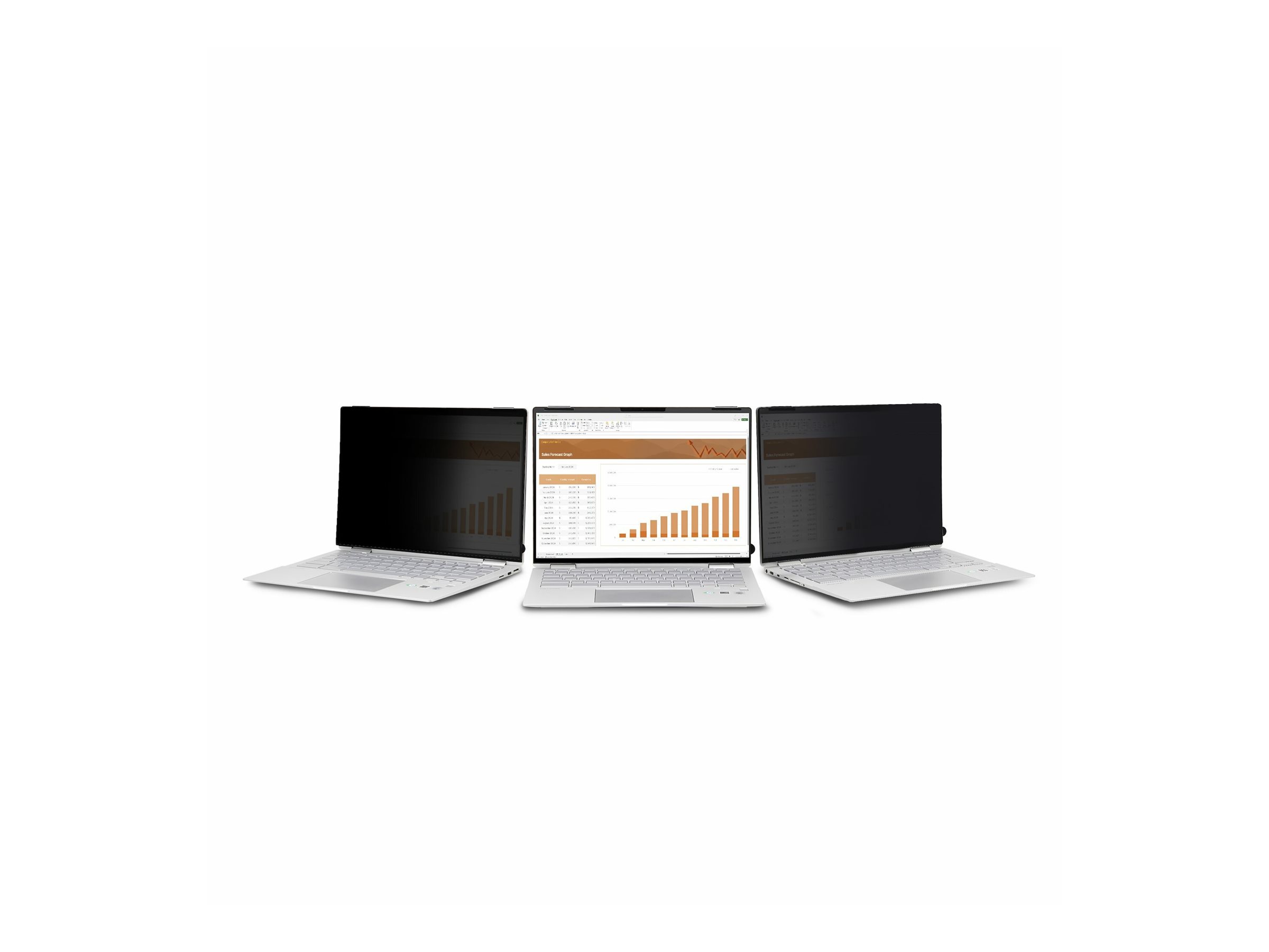 StarTech.com 14" 16:10 Laptop-Touch Blickschutzfilter, Flip-Over - Blickschutzfilter für Notebook - Klebestreifen, Schiebelaschen, Flexi-Scharniere - 40.6 cm (16")