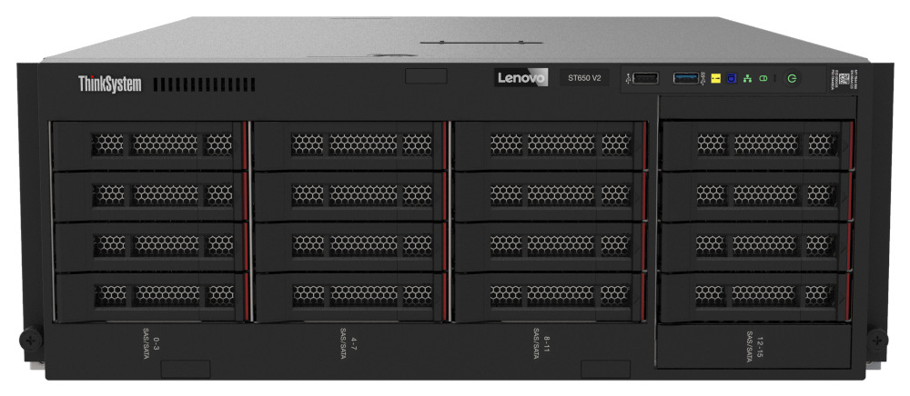 Lenovo 4M27A60835 - Full Tower - Umrüstsatz von Turm zu Rack - Schwarz - ThinkSystem ST650 V2 - 1 Stück(e)