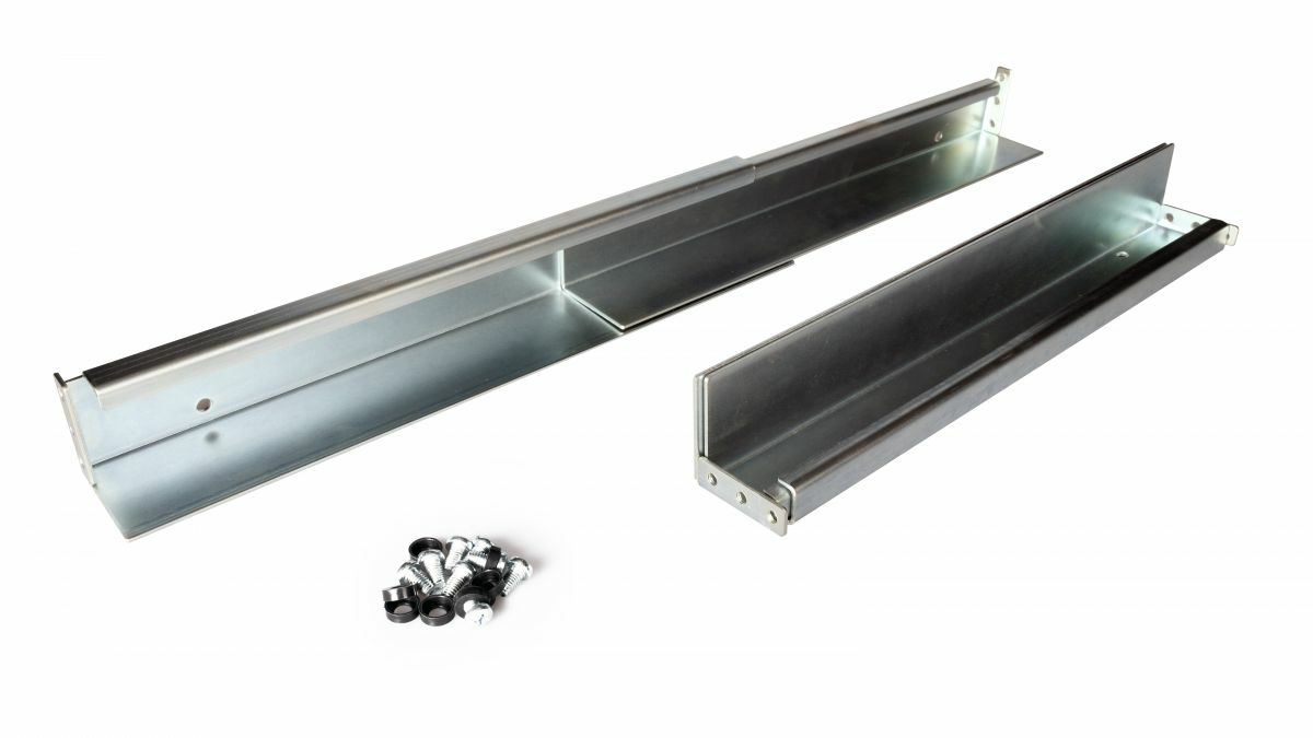 Equip Rack-Montageschienen - 600 bis 800 mm Tiefe - Schrankmontage - Schwarz - 48.3 cm (19), Ansicht 4