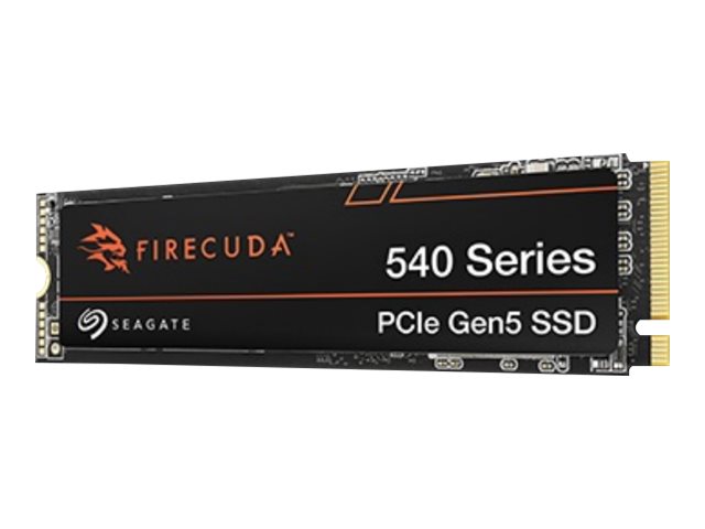 Seagate FireCuda 540 ZP2000GM3A004 - SSD - verschlüsselt - 2 TB - intern - M.2 2280 (doppelseitig) - PCI Express 5.0 x4 (NVMe) - Self-Encrypting Drive (SED), TCG Opal Encryption 2.01 - mit 3 Jahre Seagate Rescue Datenwiederherstellung