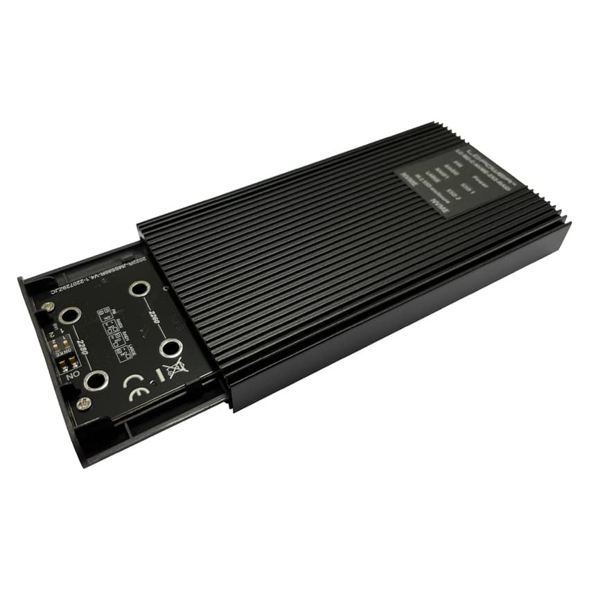 LC-Power LC-M2-C-NVMe-2X2-RAID USB-C-Gehäuse für NVMe-M.2 retail, Ansicht 4