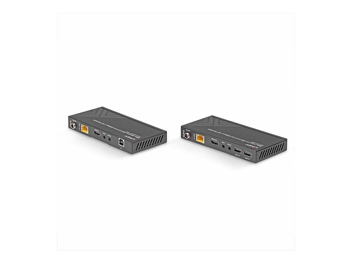 Lindy Sender und Empfänger - KVM  Audio  USB  Infrarot  Netzwerk-Extender