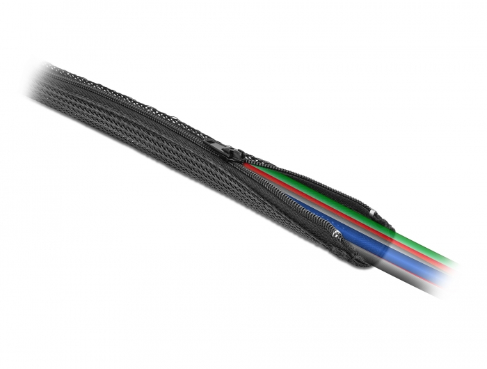 Delock Braided Sleeve with zip fastener heat-resistant, Ansicht 4