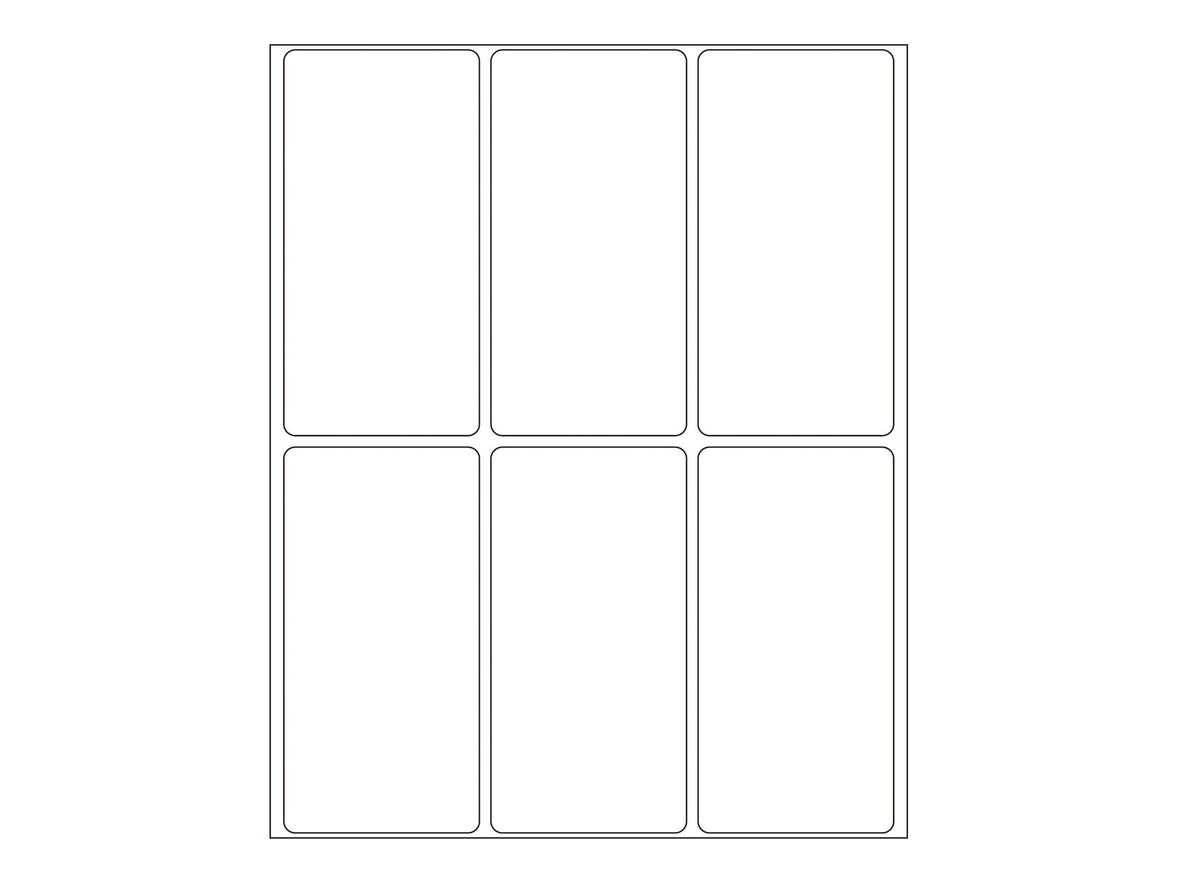 HERMA Movables - Selbstklebend - weiß - 34 x 67 mm 192 Stck. (32 Bogen x 6), Ansicht 3