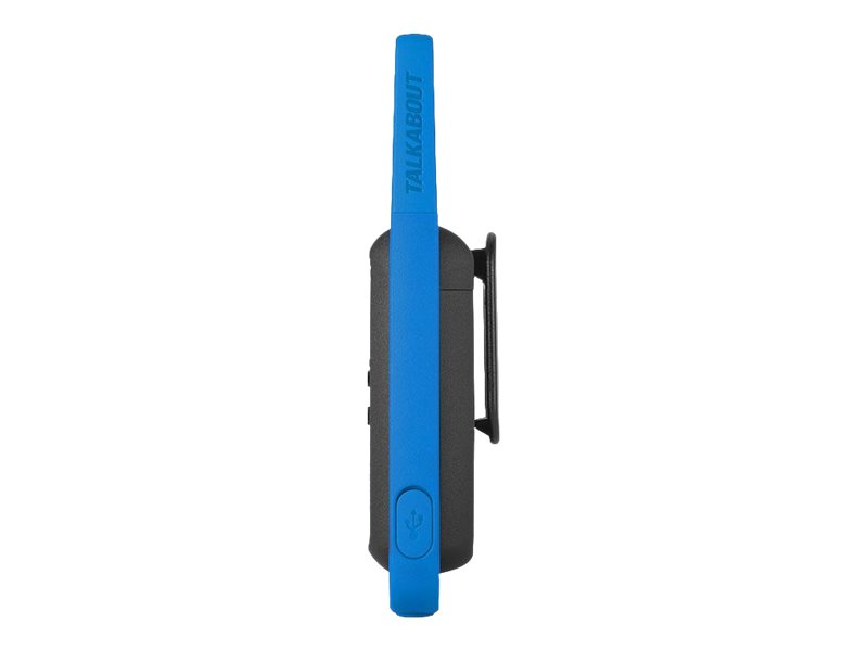 Motorola Solutions Motorola Talkabout T62 - Zwei-Wege Funkgerät - PMR - 446 MHz - 16 Kanäle - Schwarz, Blau (2er Pack), Ansicht 5