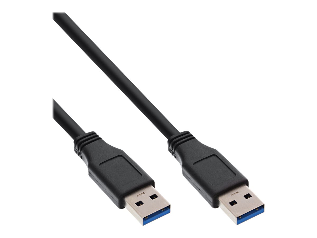 InLine - USB-Kabel - USB Typ A (M) zu USB Typ A (M) - USB 3.0 - 2 m - Schwarz