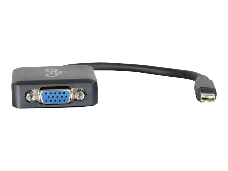 C2G 20cm Mini DisplayPort to VGA Adapter - Thunderbolt to VGA Converter MF - Black - VGA-Adapter - Mini DisplayPort (M)