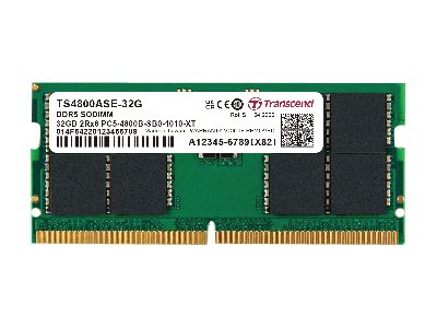 TRANSCEND 32GB JM DDR5 4800 SO-DIMM 2Rx8 (JM4800ASE-32G)