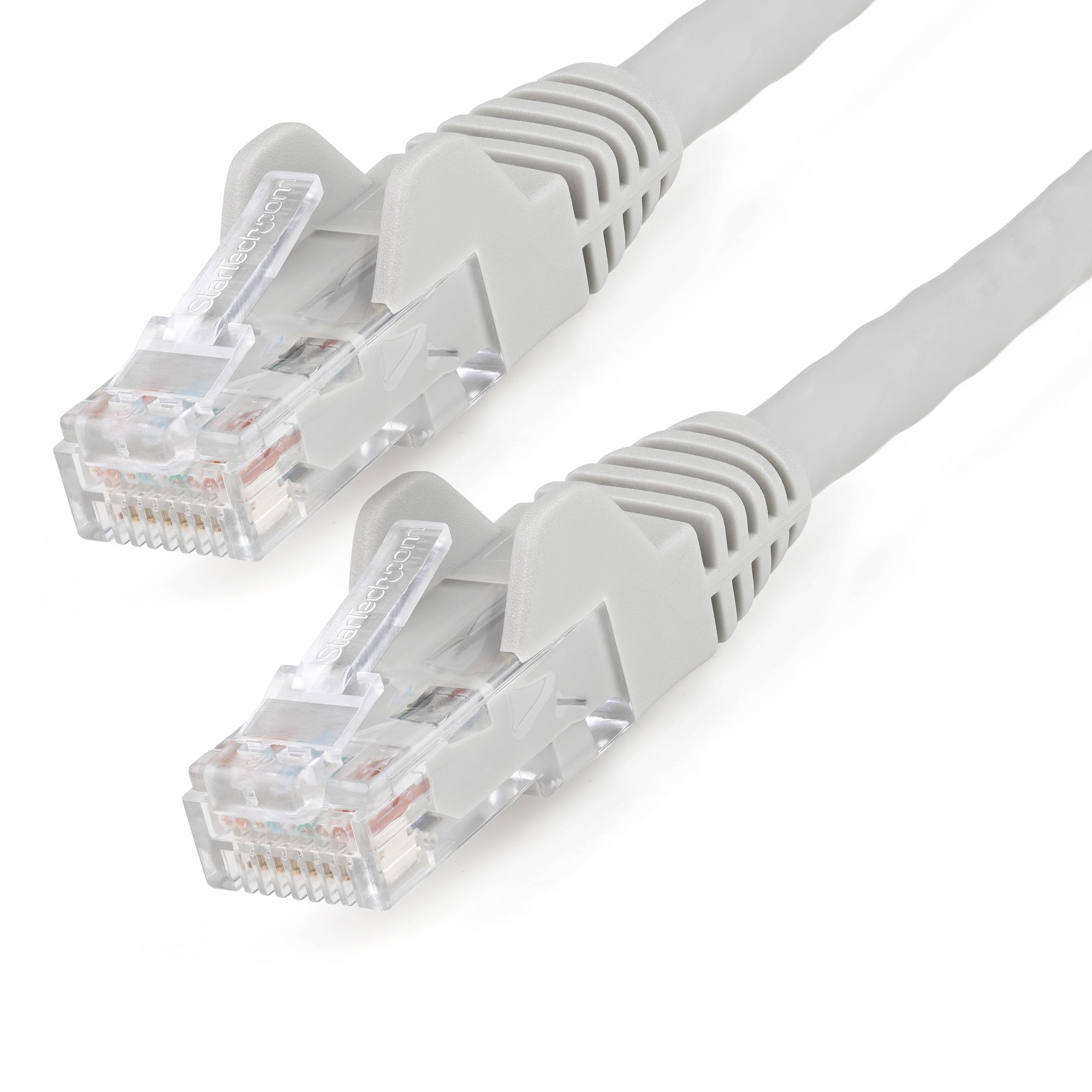 StarTech.com 10m Netzwerkkabel CAT6 - LSZH(weniger Rauch, Halogenfrei) - 10Gbit 650MHz 100W POE RJ45 U/UTP - Grau, Ansicht 2