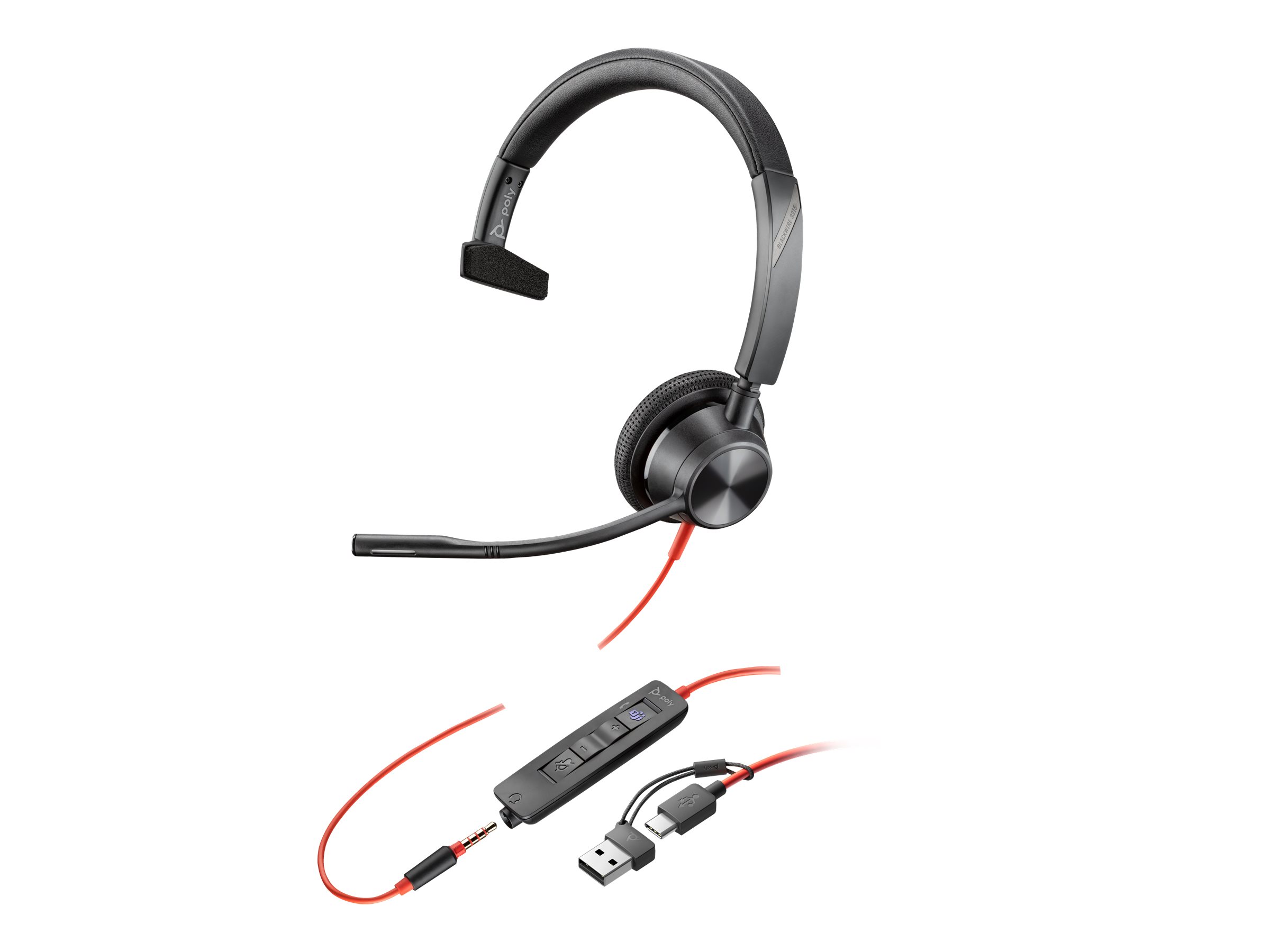 Poly Blackwire 3315 - Blackwire 3300 series - Headset
