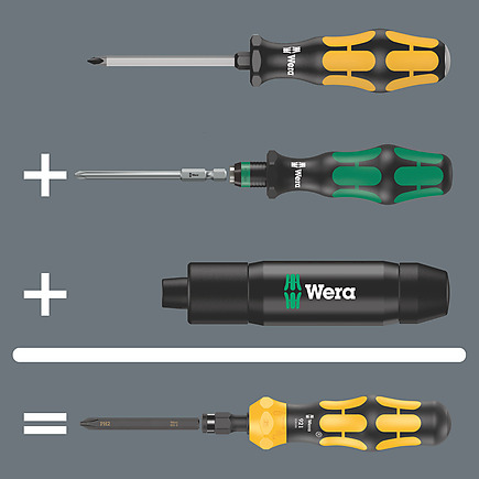 Wera Kraftform Kompakt 900 Set 1 - Handhalter mit Bitset, Ansicht 2