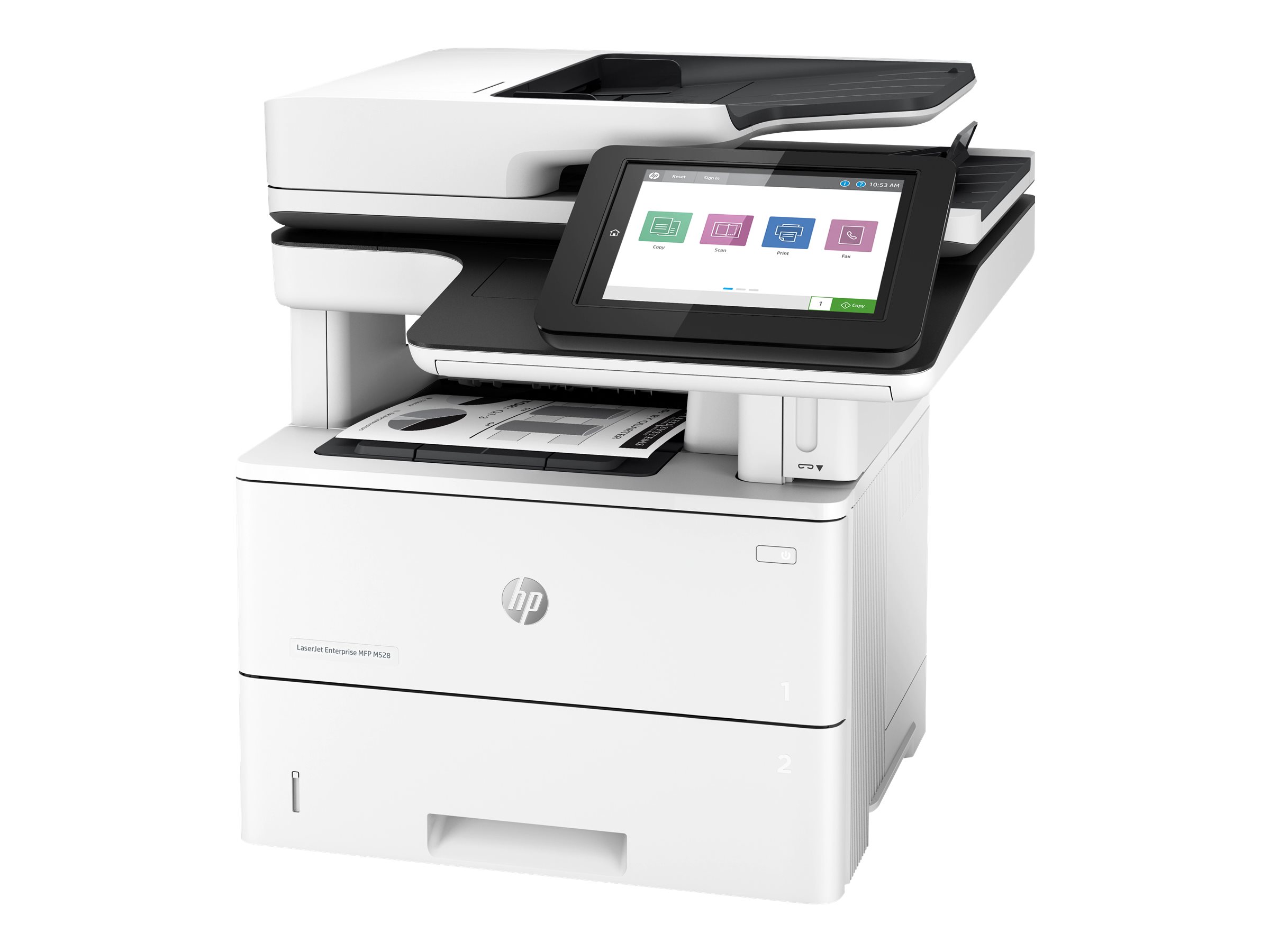 HP LaserJet Enterprise MFP M528f - Multifunktionsdrucker - s/w - Laser - Legal (216 x 356 mm)