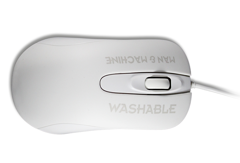 Man-Machine C Mouse - Beidhändig - Laser - USB Typ-A - 1000 DPI - Weiß, Ansicht 2
