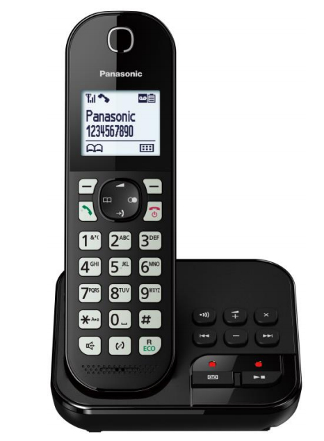 Panasonic KX-TGC460GB - Schnurlostelefon - Anrufbeantworter mit Rufnummernanzeige, Ansicht 2