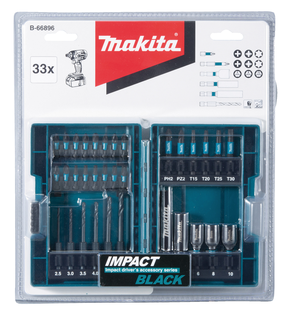 Makita Impact Black - Schraubendreher- und Bohreinsatzset, Ansicht 2