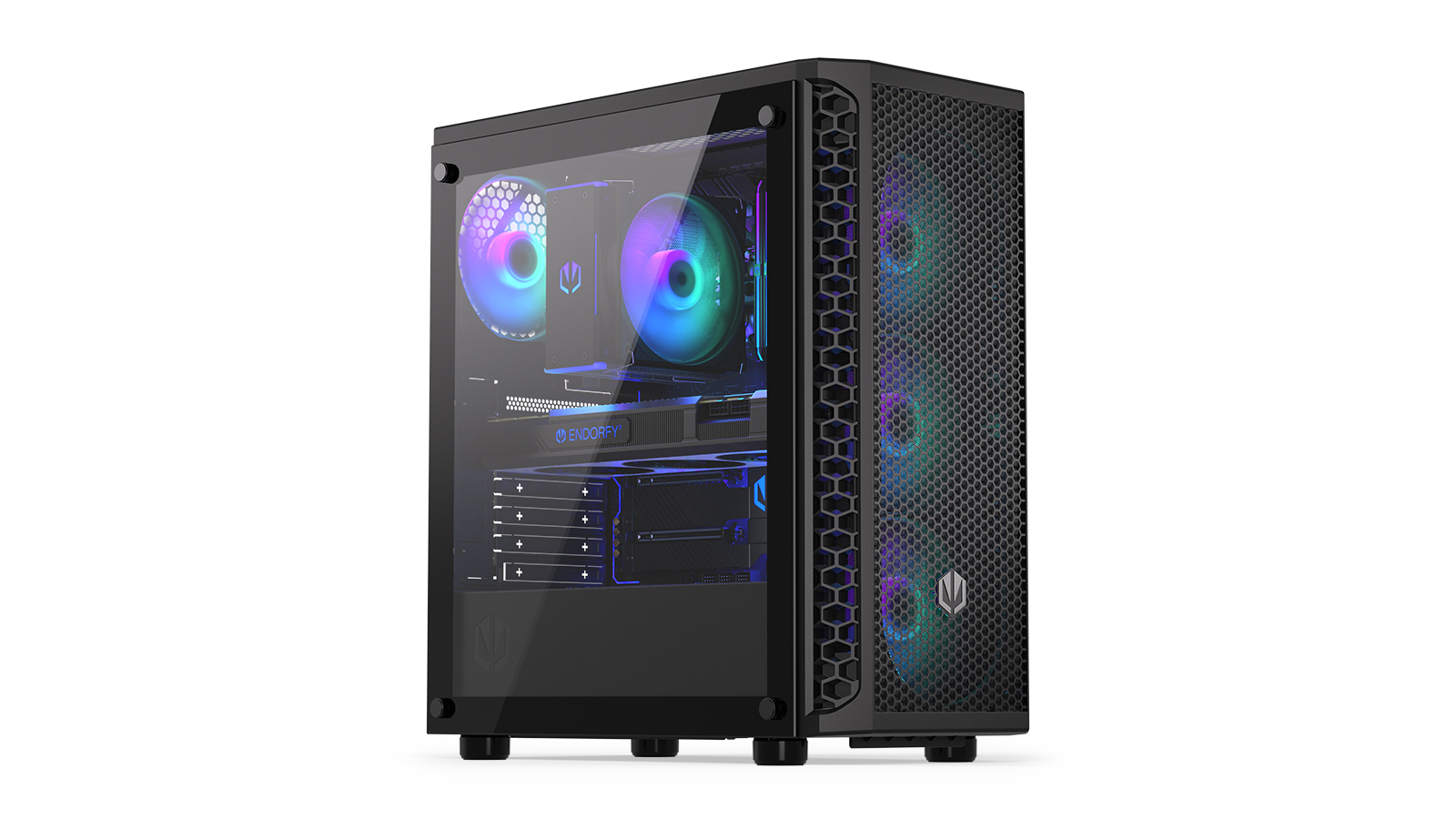 ENDORFY Signum 300 ARGB - Mid tower - ATX - Seitenteil mit Fenster (gehärtetes Glas), Ansicht 2