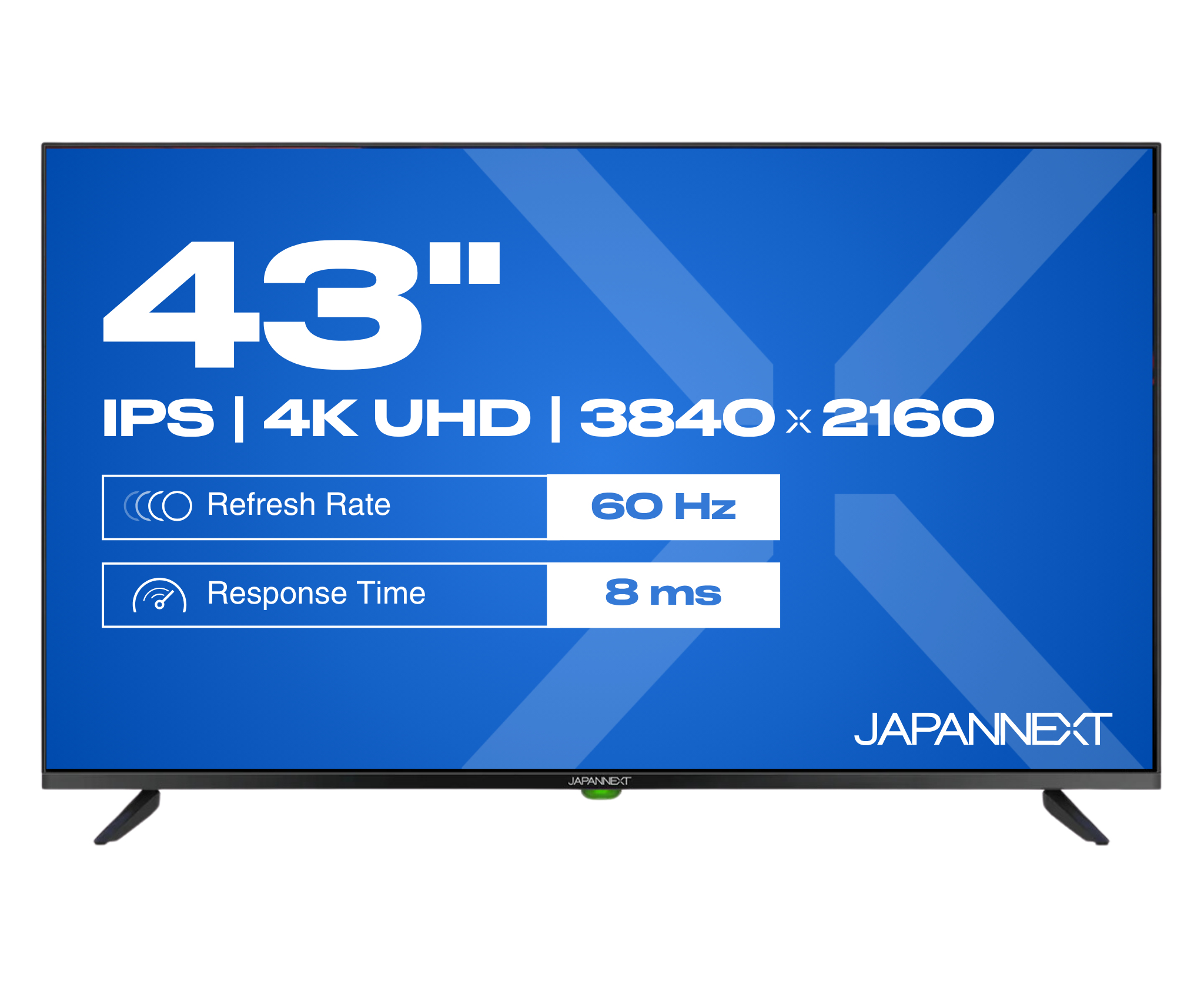 JAPANNEXT JN-IPS430UHD60F 16 9 3x HDMI UHD - 109,2 cm - 43, Ansicht 3
