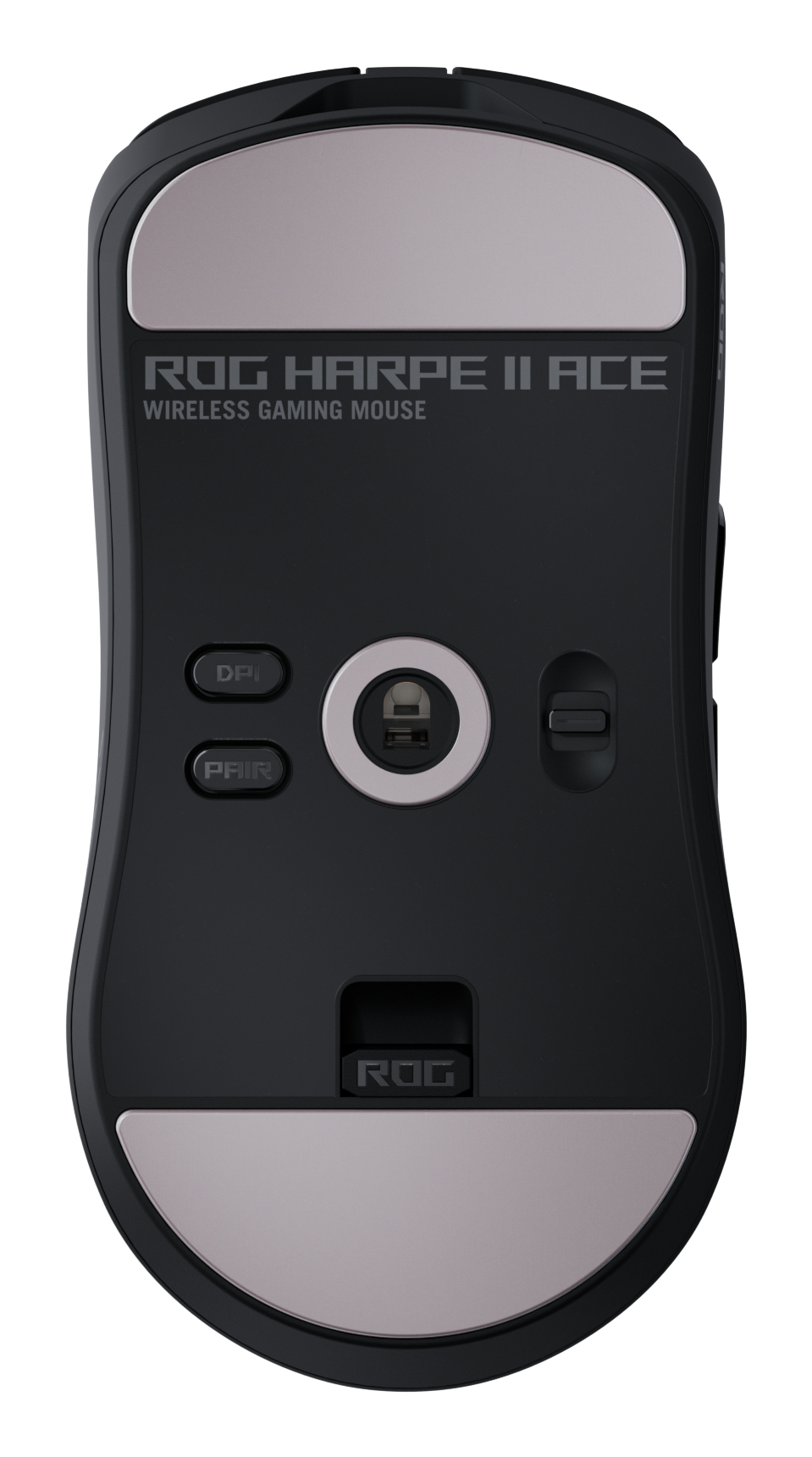 ASUS ROG Harpe II Ace - Maus - Für Rechtshänder - optisch - 6 Tasten - kabellos, kabelgebunden - USB, 2.4 GHz, Bluetooth, Ansicht 3